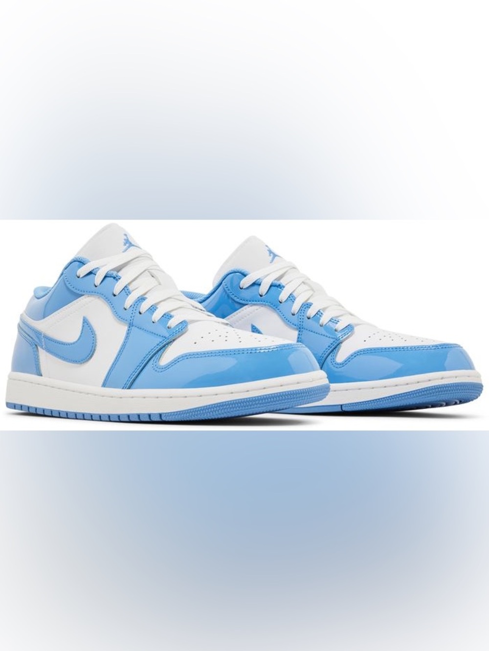 Nike Air Jordan 1 Low SE "Legend Blue Patent" - Size 8M NEW - Picture 3 of 7